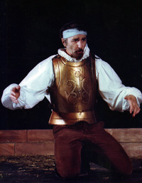 Aurel Stefanescu in rolul lui Don Quijote
